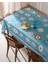 Souane Masa Örtüsü - Turkuaz - 150X150 cm 1