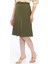 Kadın Haki Mevsimlik Parçalı kloş Midi Etek 1896-63 14