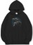 Unisex Sweatshirt Oversize Hoodie Raven Clock 3