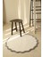 Scallop Yuvarlak Banyo Paspası Bambu 90X90 Gri 5
