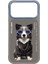 iPhone 17 Pro Max Uyumlu 3D Gözlük Border Köpek Detaylı Nakış Işlemeli Kabartmalı Cool Glasses Kılıf 1