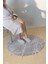 Travertine Yuvarlak Banyo Paspası %100 Pamuk 100X100 Gri 2