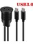 USB Type C Uzatma Kablosu 1m Erkek - Dişi Çift Portlu Usb3.0 (Yurt Dışından) 2