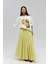 Faylinn Pileli Sarı Uzun Etek 2