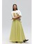 Faylinn Pileli Sarı Uzun Etek 3
