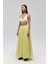 Faylinn Pileli Sarı Uzun Etek 4