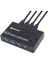 Kceve USB 3.0 Switcher Km Switch Selector 4 Bilgisayar Dizüstü Bilgisayar Masaüstü Hub Ayırıcı Kvm Macbook Pro Klavye Fare (Yurt Dışından) 1