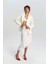 Anisah Belden Oturmalı Ekru Blazer 5