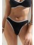 Laili Kontrast Şerit Detaylı Siyah Bikini Altı 3
