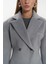 Naica Gri Belden Oturmalı Blazer 5