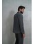 Wesley Erkek Oversize Krinkıl Antrasit Gömlek 4