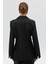 Lecco Dar Kesim Siyah Blazer 5