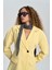 Briella Belden Oturtmalı Sarı Blazer 1
