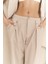 Diaz Düğme Detaylı Koyu Bej Pantolon 5