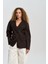 Briella Belden Oturtmalı Kahve Blazer 1