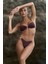 Ayunah Bağlamalı Halka Detay Bordo Bikini Üstü 1
