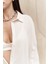 Durres Beyaz Oversize Gömlek 2