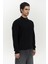 Mathis Siyah Balıkçı Yaka Erkek Triko Kazak 3