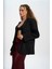 Volda Yaka Detay Siyah Blazer 3