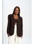 Volda Yaka Detay Kahve Blazer 3