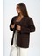 Volda Yaka Detay Kahve Blazer 4