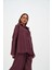 Josie Oversize Bordo Gömlek 2