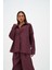 Josie Oversize Bordo Gömlek 3