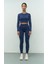 Sandra Indigo Uzun Kollu Crop 2