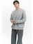 Vincent Yırtık Detay Gri Erkek Triko Kazak 3