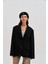 Emma Dikiş Detay Siyah Blazer 1