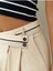 Venice Ters Kemer Detay Naturel Keten Pantolon 5