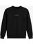 Erkek Garson S-Shirt O Yaka Erkek Siyah Sweatshirt T18EG-11322-SIYAH 2