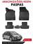 Renault Megane 2 Sedan 2003 Model Araca Özel Havuzlu Paspas Takım 1