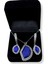 Işıltılı Lapis Lazuli Gümüş Set&takım 1