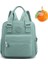 Kadın Günlük Küçük Sırt Çantası - Beige / Yeşil / Turuncu (Yurt Dışından) 1