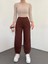Beli Lastikli Balon Pantolon -Kahve 2
