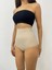 Silikonlu Uzun Bel Slip Korse -Krem 5