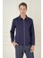 Slim Fit Fermuarlı Yan Cep Mevsimlik Casual Lacivert Mont mt 174 1