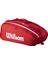 Super Tour 15PK 2025 Kırmızı Tenis Çantası WR8036601001 1