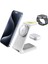 Apple iPhone Airpods Watch / Android 3-In-1 Uyumlu Kablosuz Wireless Şarjlı Standı 1