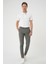 Slim Fit Yan Cepli Düz Esnek Casual Su Yeşili Pantolon P 1144 8
