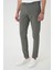 Slim Fit Yan Cepli Düz Esnek Casual Su Yeşili Pantolon P 1144 10