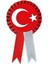 Türk Bayrağı Yaka Rozeti Kurdelalı Kokart- 1 Adet 1