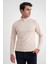 Ts 894 T-Shırt Slim Bej Casual 3