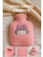 Pembe Peluş Sıcak Su Torbası – Yumuşak, Güvenli ve Şık Saçlı Kız Model, 1 Litre 4