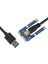 Bitcoin Miner Madenciliği Için USB 3.0 Mini Pcı-E - Pcıe Pcı Express 1x - 16X Genişletici Yükseltici Kart Adaptörü Uzatma Kablosu (Yurt Dışından) 4