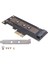 Nvme Pcıe M.2 Ngff SSD - Pcıe X1 Adaptör Kartı Pcıe X1 - M.2 Kart Desteği 2230 2242 2260 2280 Boyut Nvme M.2 SSD (Yurt Dışından) 2