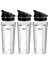 Ninja Blender Yedek Parçaları, Nutri Ninja QB3001SS Için Taşınabilir Kapaklı 3'lü Paket 16OZ Ninja Blender Kapları (Yurt Dışından) 1