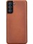 Samsung Galaxy S21 Plus Uyumlu Deri Arka Kapak Uj RST2EF Taba 1