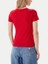 Jeans Kadın Kırmızı Slim Fit T-Shirt W4YI04J1314-G585 3